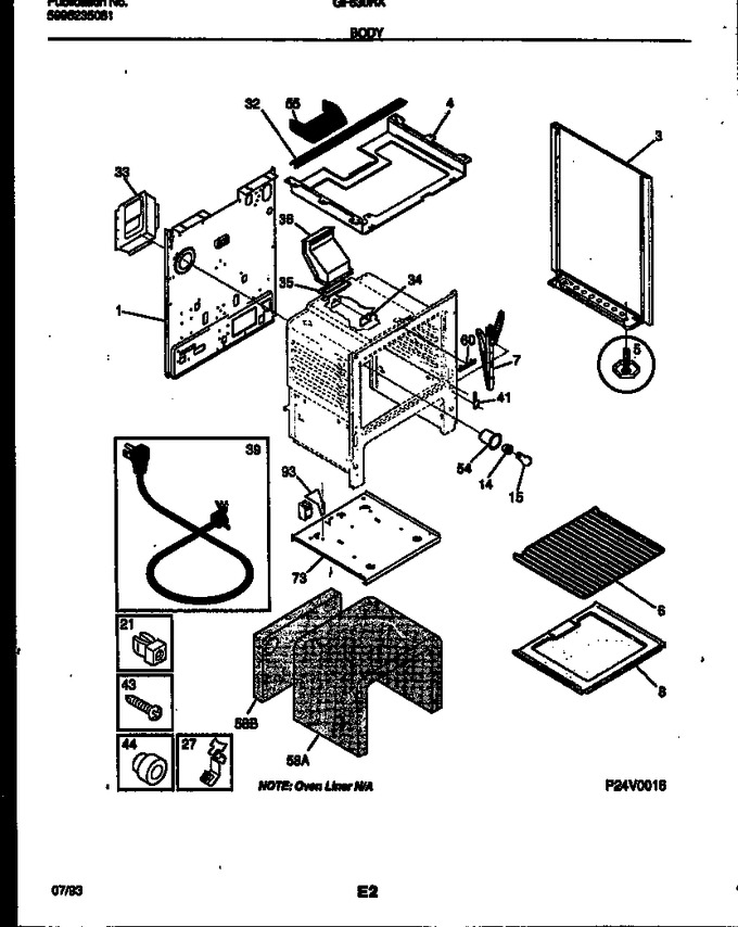 Diagram for GF630RXD3