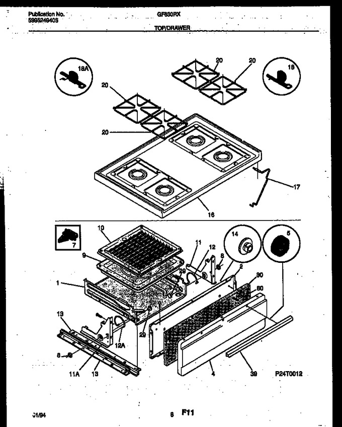 Diagram for GF630RXD4