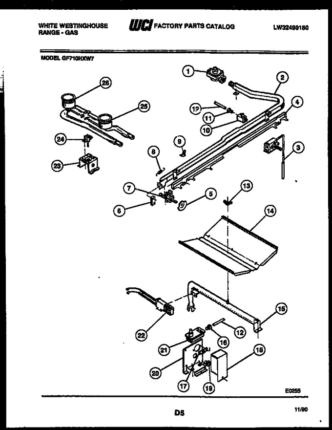 Diagram for GF710HXD7