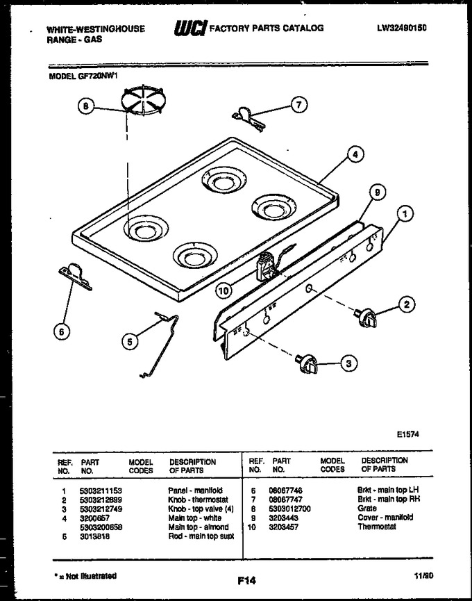 Diagram for GF720ND1