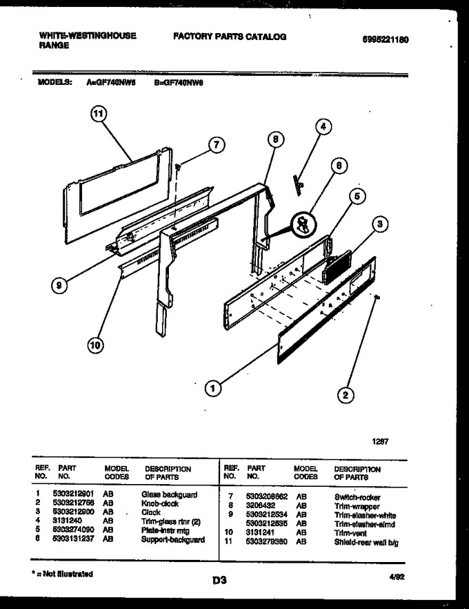 Diagram for GF740NW5