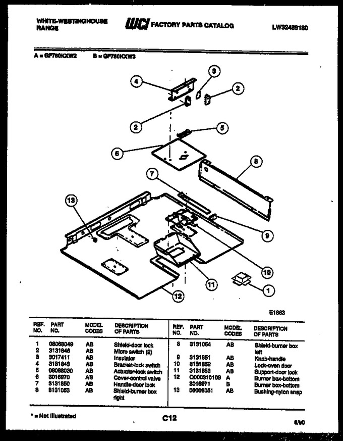 Diagram for GF780KXD3