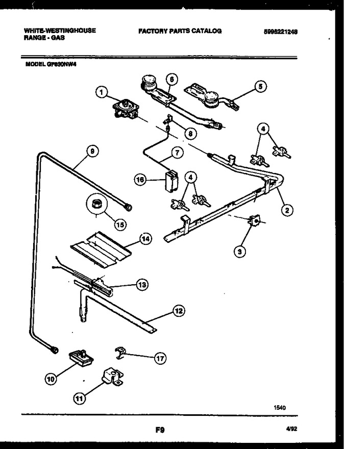 Diagram for GF830NW4