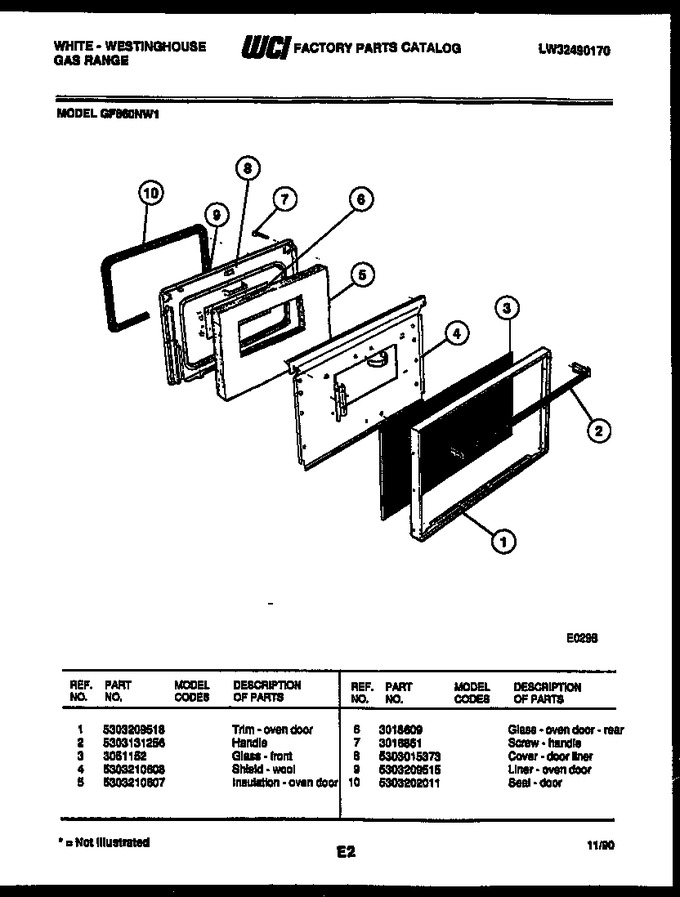 Diagram for GF860NW1