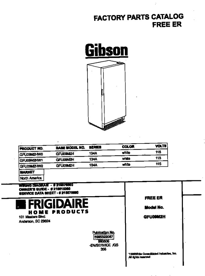 Diagram for GFU09M2HW0