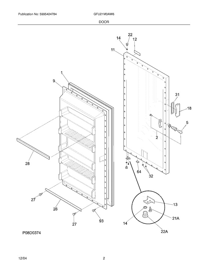 Diagram for GFU21M3AW6