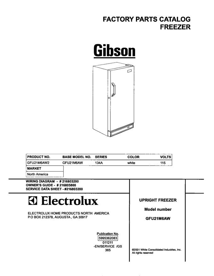 Diagram for GFU21M6AW2