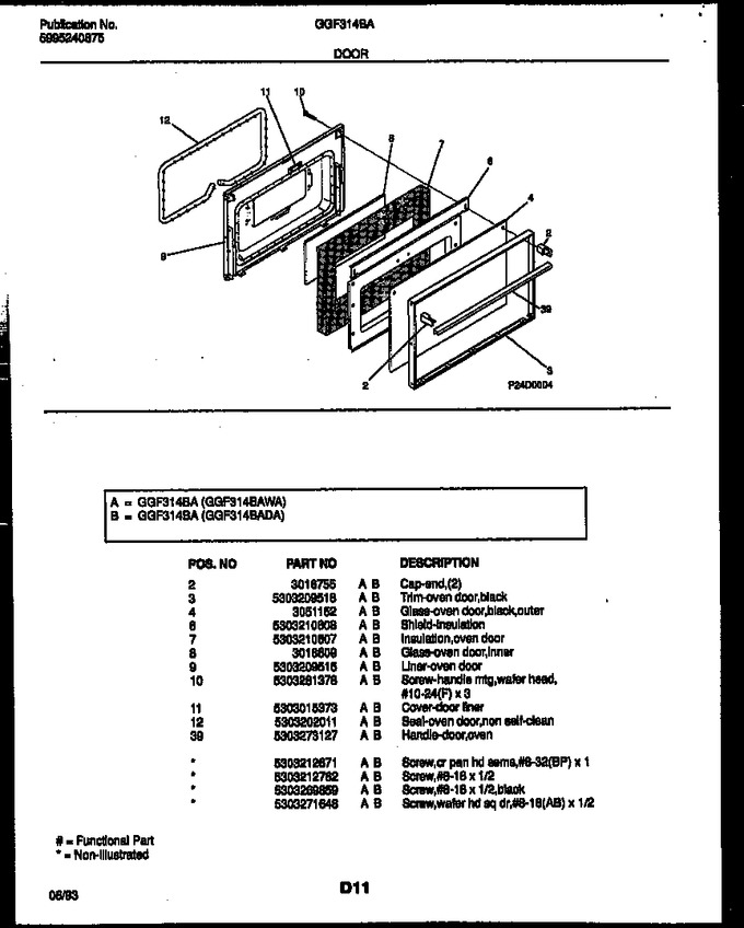 Diagram for GGF314BADA