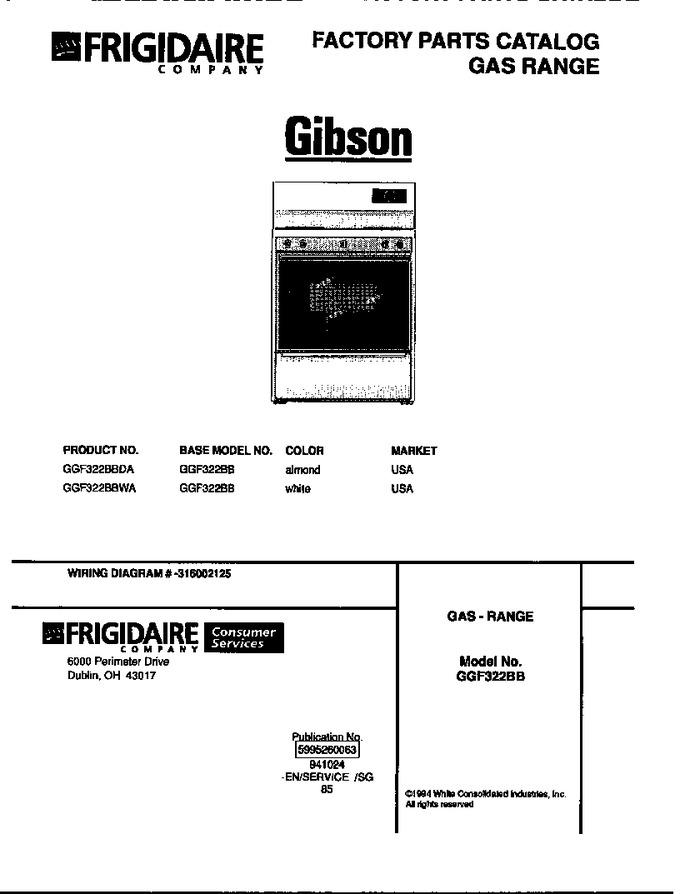 Diagram for GGF322BBWA