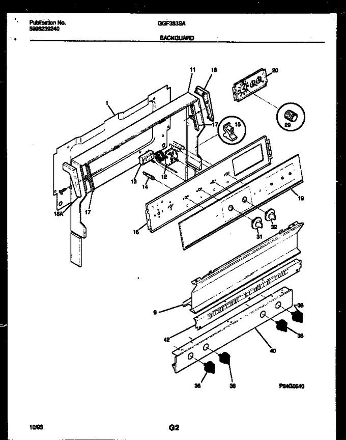 Diagram for GGF353SAWA
