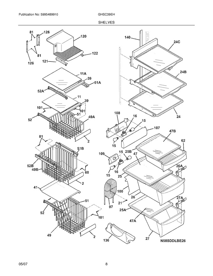 Diagram for GHSC39EHPW0