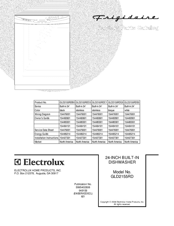 Diagram for GLD2155RDS0