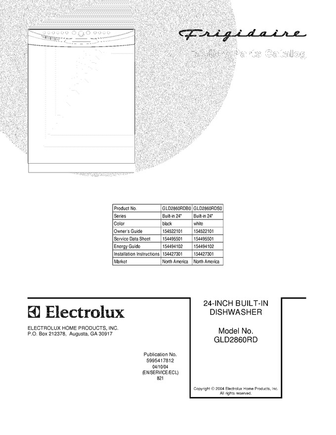 Diagram for GLD2860RDB0