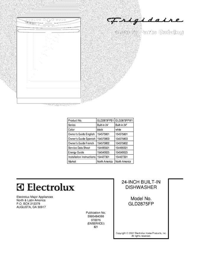 Diagram for GLD2875FPB1