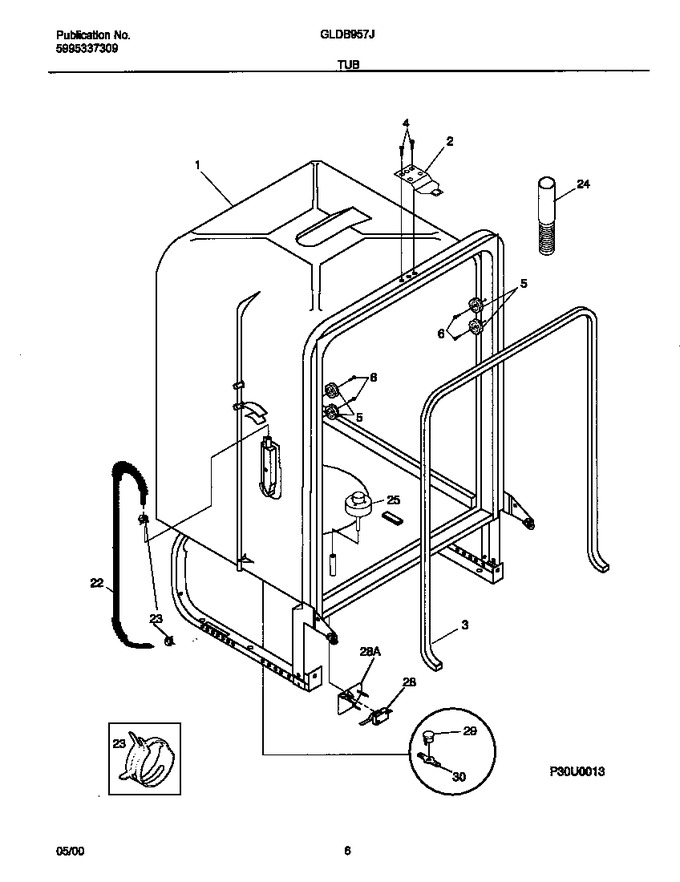 Diagram for GLDB957JB0
