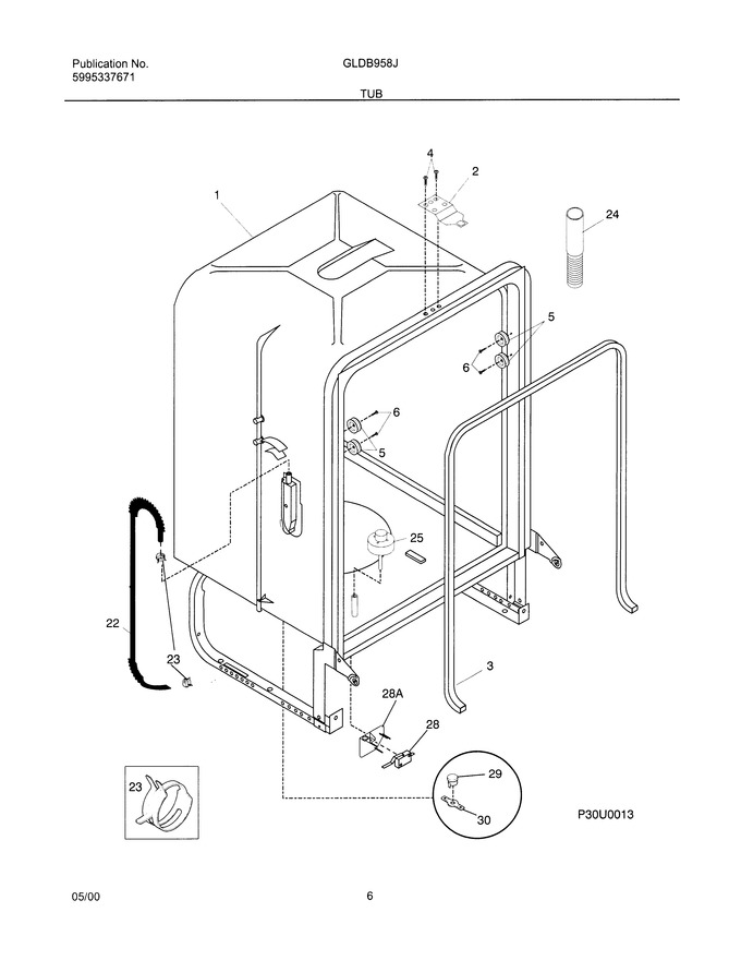 Diagram for GLDB958JB0