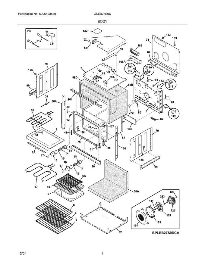 Diagram for GLEB27S9DBA