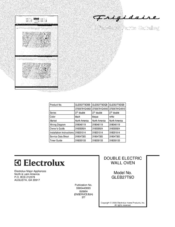 Diagram for GLEB27T9DSB