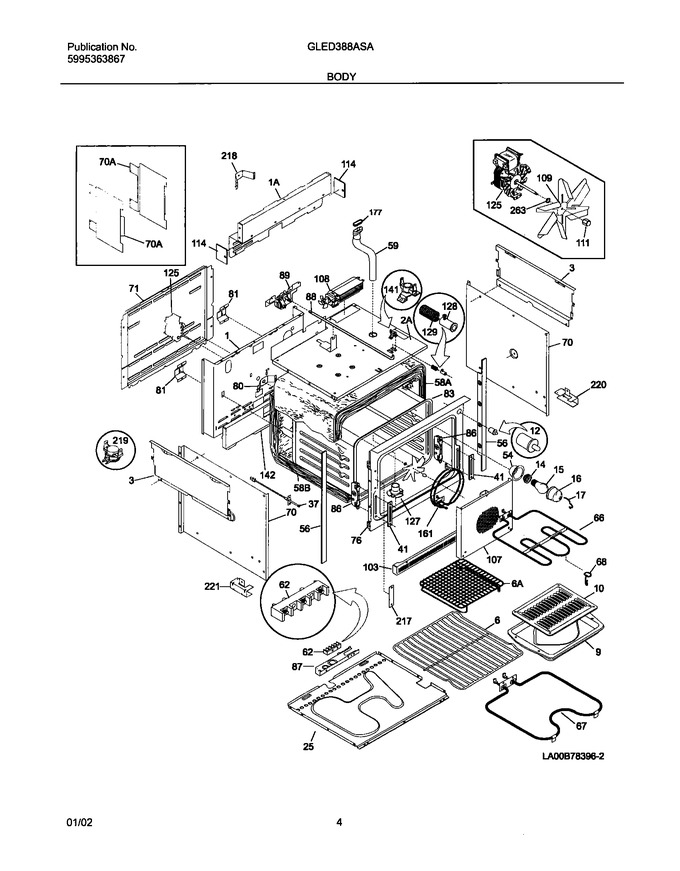Diagram for GLED388ASA