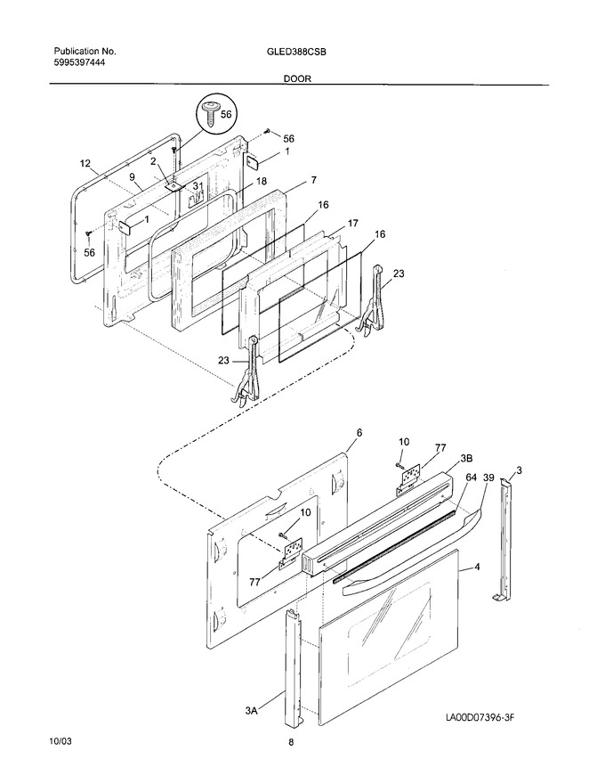 Diagram for GLED388CSB