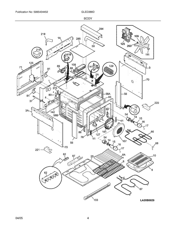 Diagram for GLED388DBB