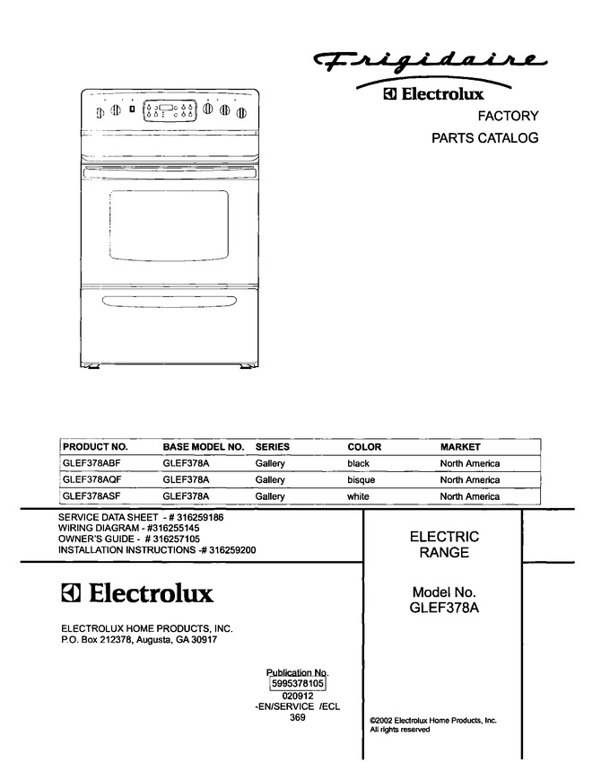 Diagram for GLEF378AQF