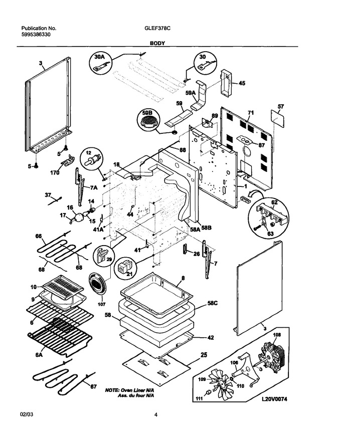 Diagram for GLEF378CSA