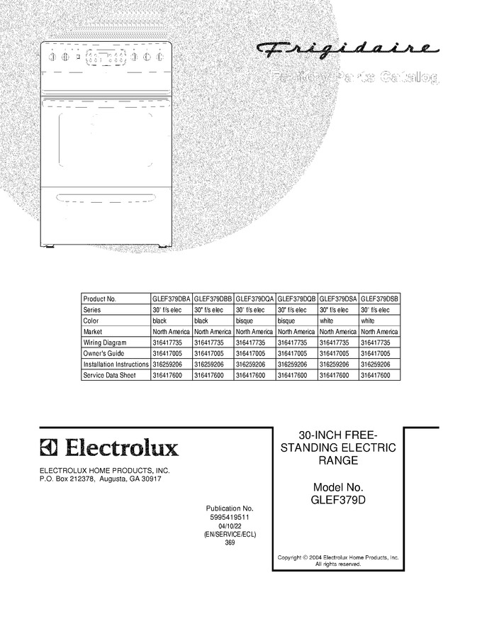 Diagram for GLEF379DQB