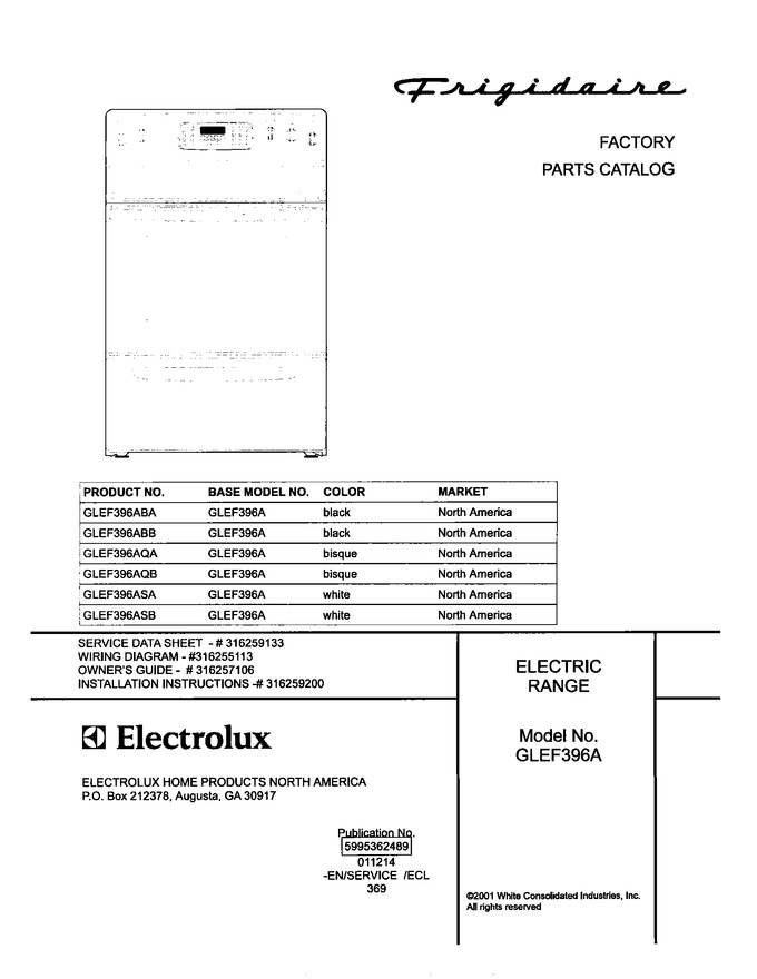 Diagram for GLEF396AQA