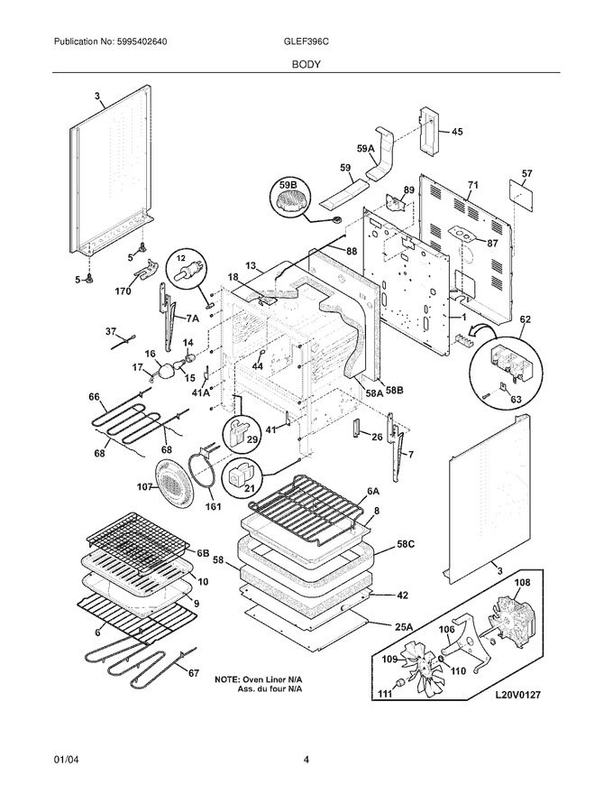 Diagram for GLEF396CSD