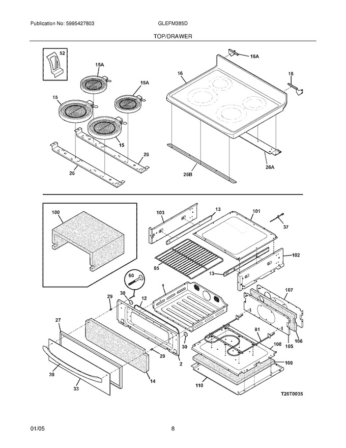 Diagram for GLEFM385DSA