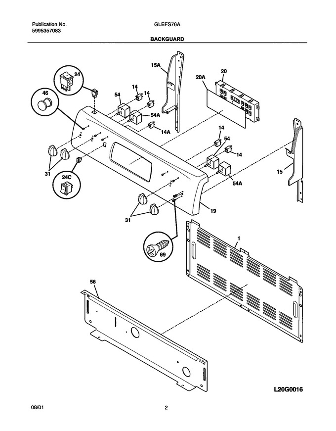 Diagram for GLEFS76ABA