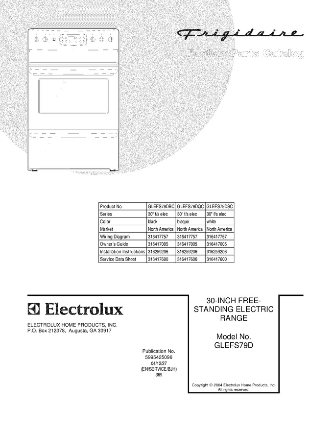 Diagram for GLEFS79DQC