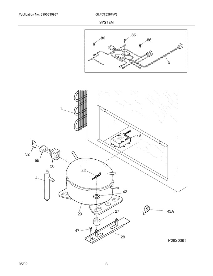 Diagram for GLFC2528FW8