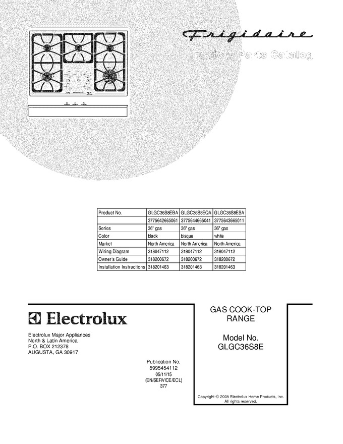 Diagram for GLGC36S8EBA