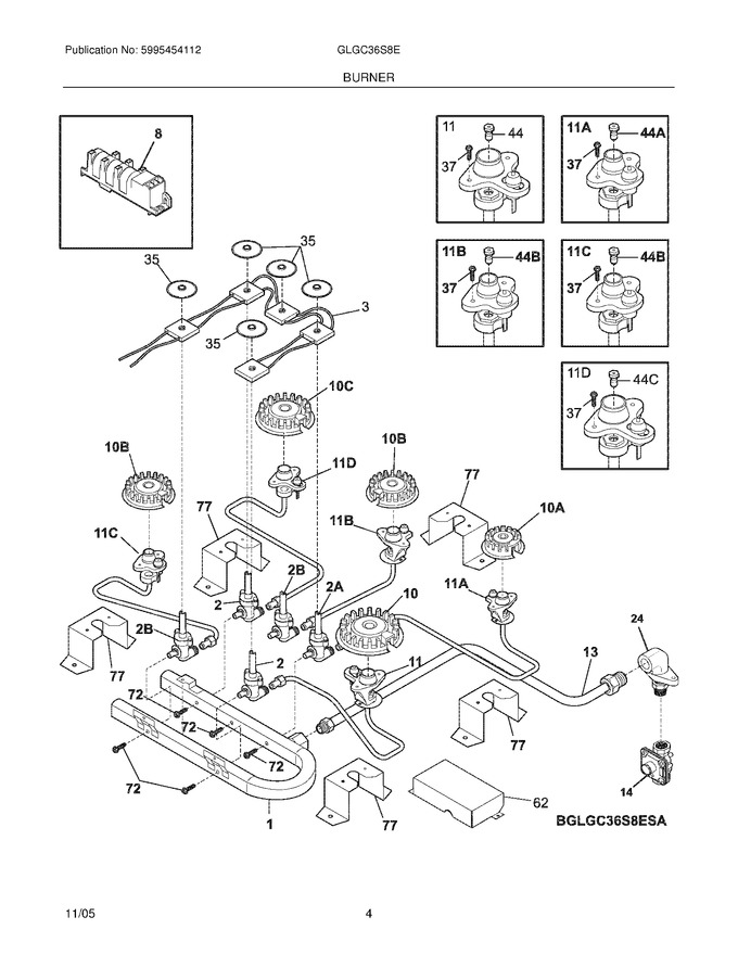 Diagram for GLGC36S8ESA