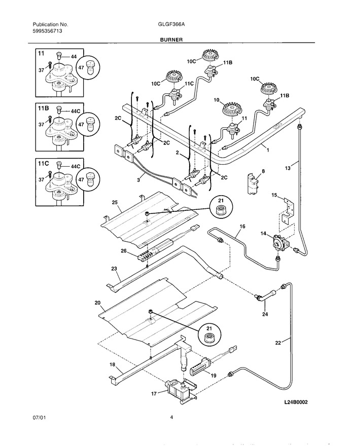 Diagram for GLGF366ABA