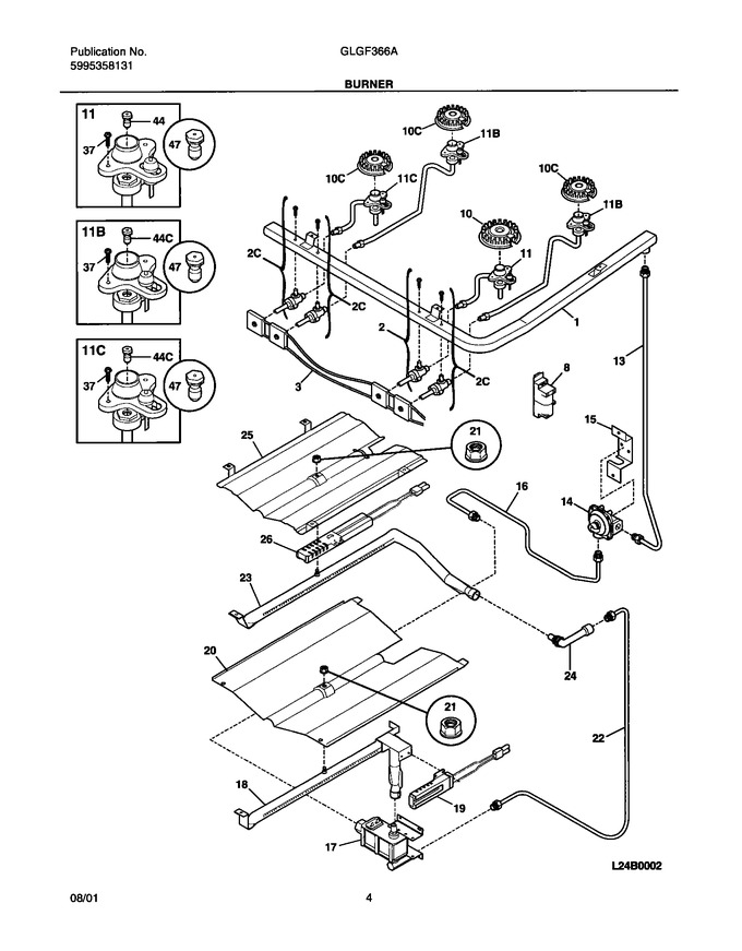 Diagram for GLGF366ASB