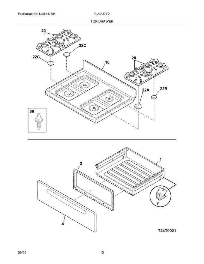 Diagram for GLGF376DBE