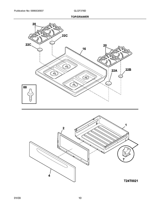 Diagram for GLGF376DBM