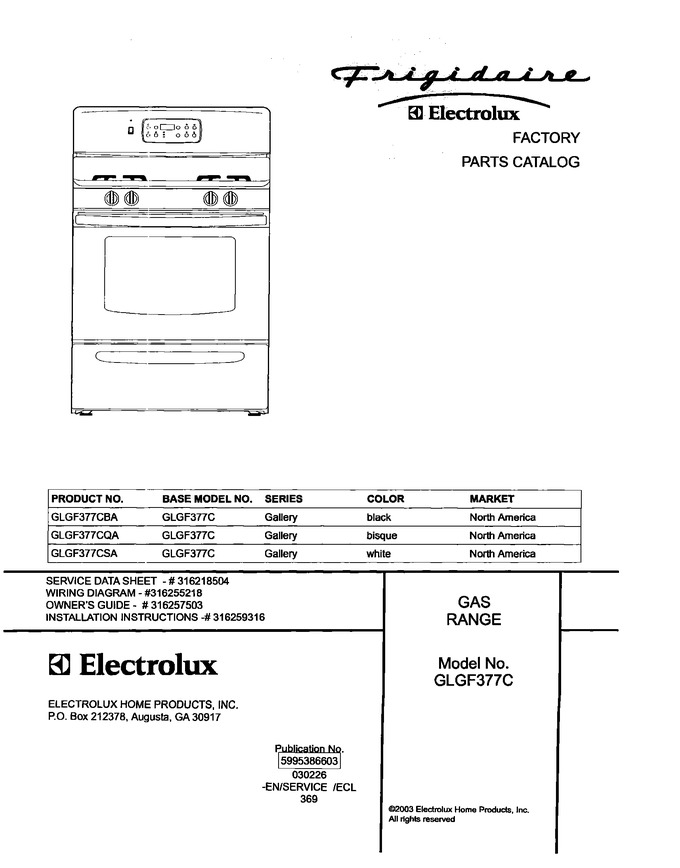 Diagram for GLGF377CSA