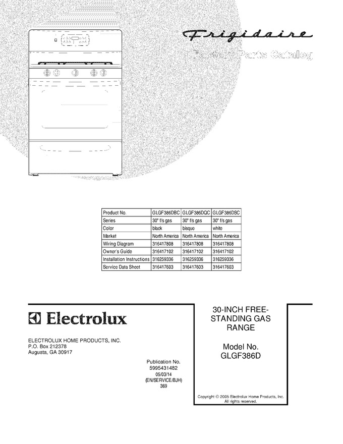 Diagram for GLGF386DBC