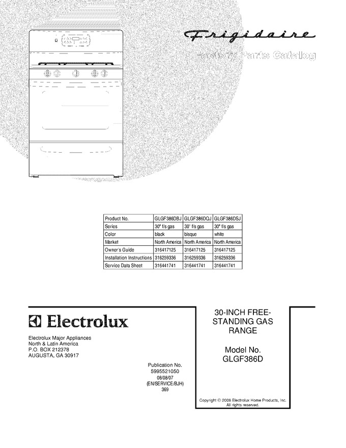 Diagram for GLGF386DBJ