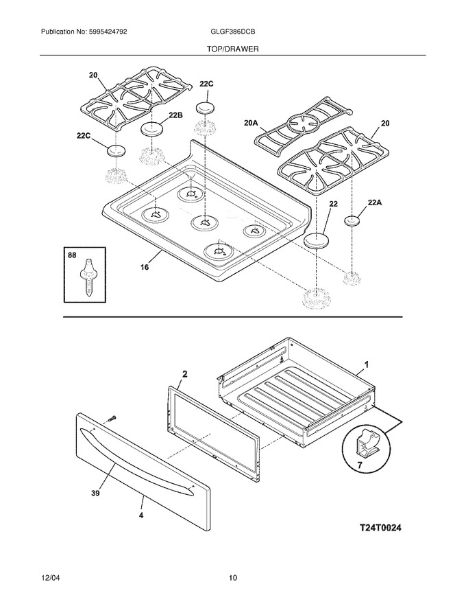 Diagram for GLGF386DCB