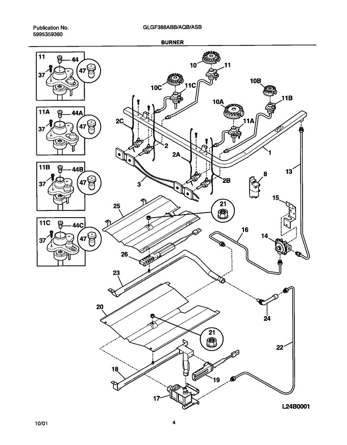 Diagram for GLGF388ASB