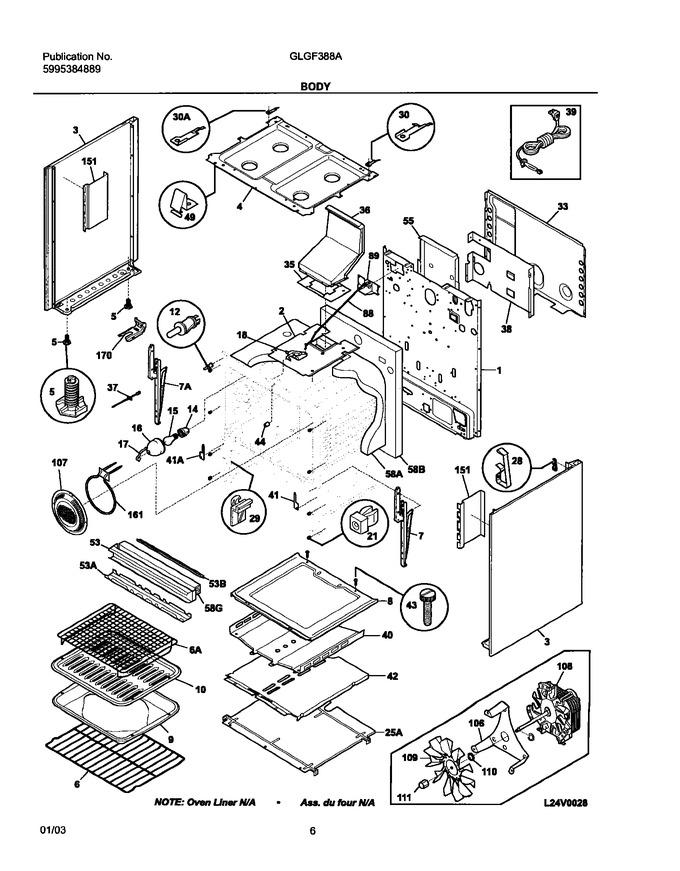 Diagram for GLGF388ASE