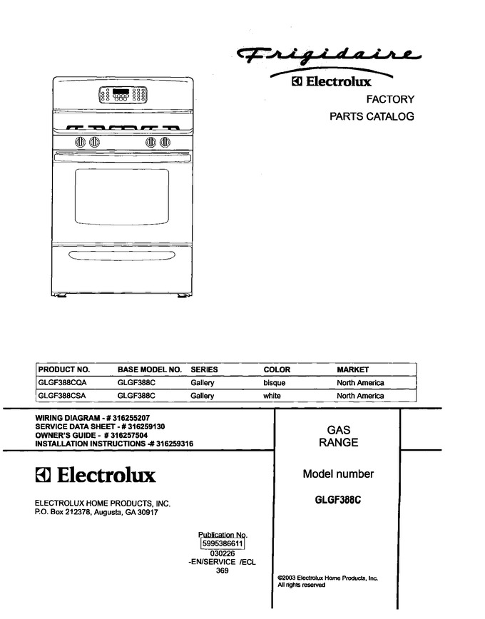 Diagram for GLGF388CQA