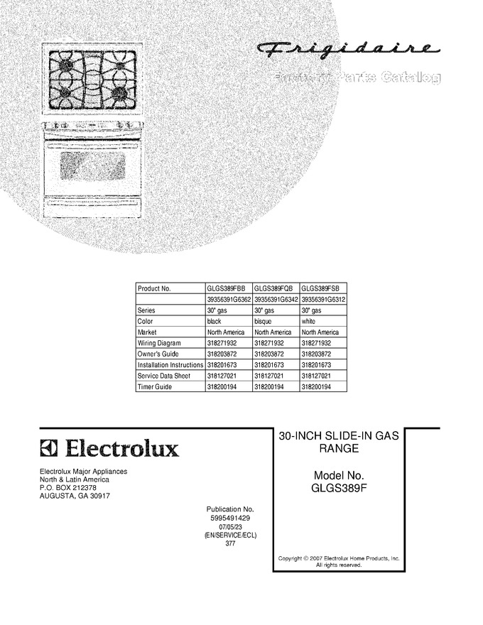 Diagram for GLGS389FSB