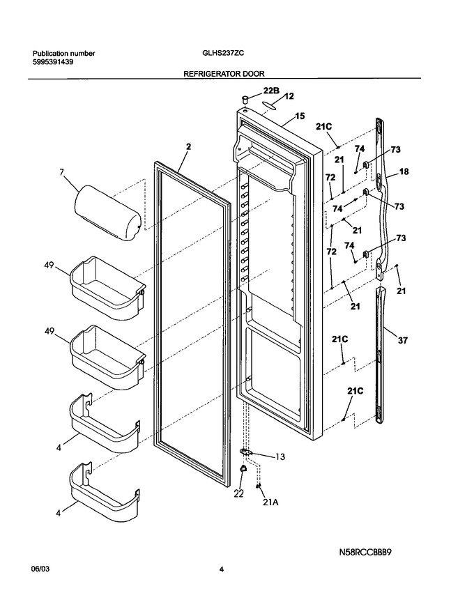 Diagram for GLHS237ZCW0