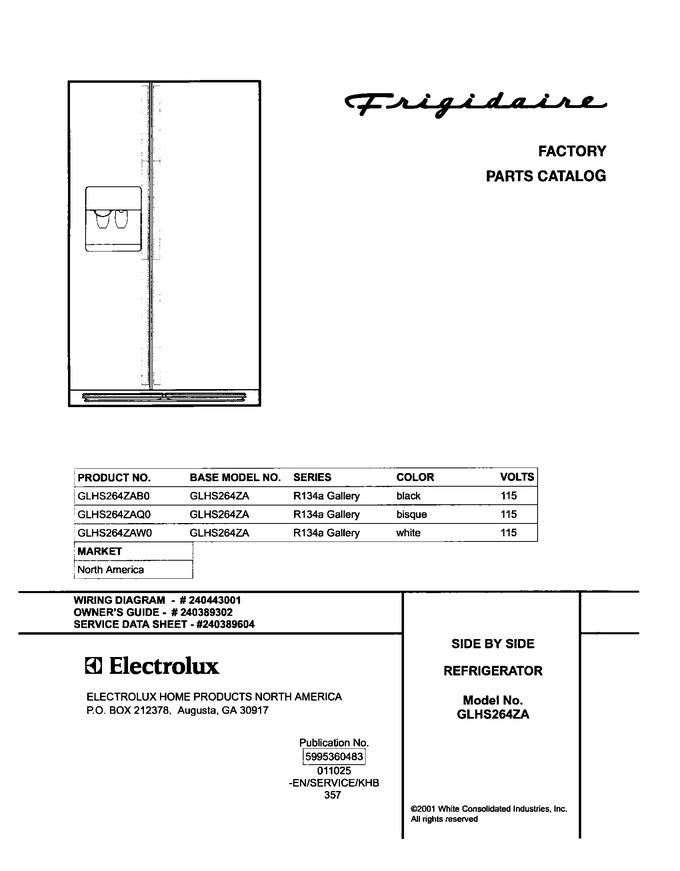 Diagram for GLHS264ZAW0